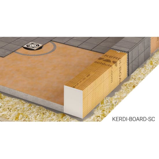 Schluter KerdiBoardSC Waterproof Shower Curbs